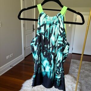 Elie Tahari- Neon Halter top, S